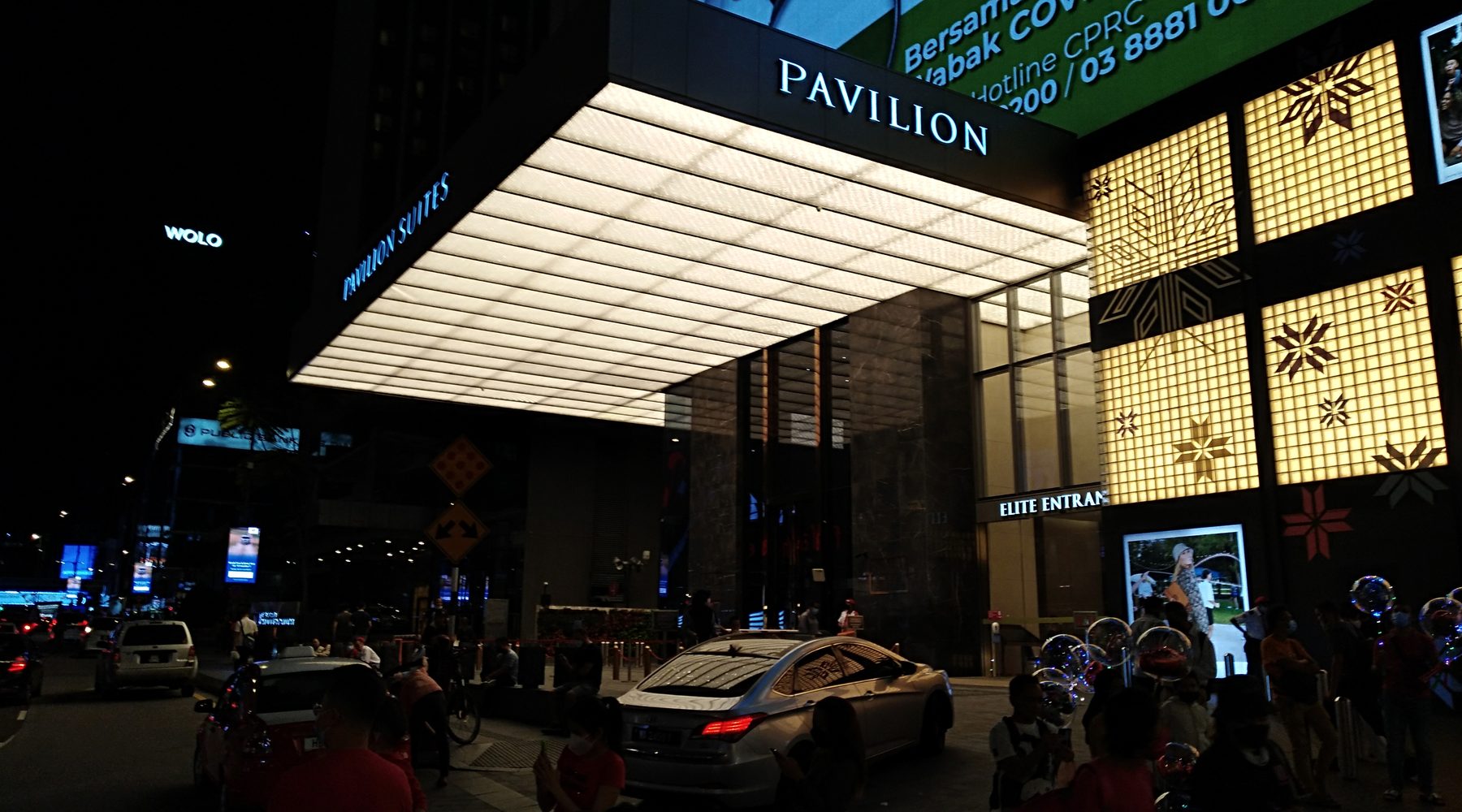 Pavilion Kuala Lumpur entrance in Bukit Bintang